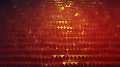 Stylish creative abstract low poly background in 4k. Abstract waves move on Stock Footage 138133133