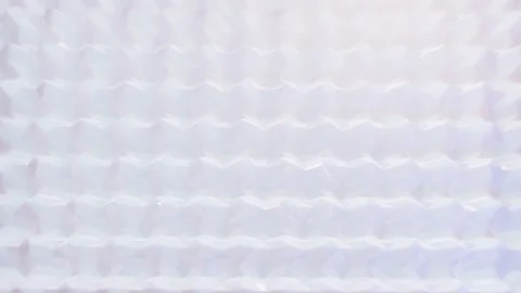 Stylish creative abstract white low poly background in 4k. Abstract waves move Stock Footage 136470993