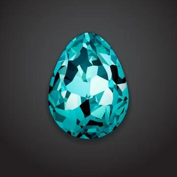 Stylish creative crystal easter egg, Logo mock up template. イラスト素材