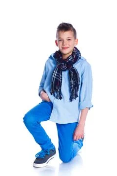 Stylish cute boy 写真素材