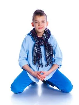 Stylish cute boy Fotos Stock