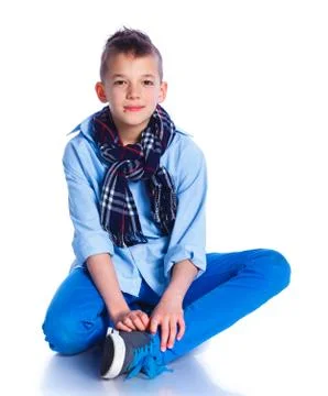 Stylish cute boy Foto stock