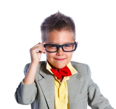 Stylish cute boy Foto stock
