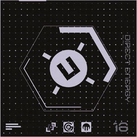 Stylish Dark Grey Icon Dot Grid Panel 16 Video stock 294040333