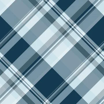 Stylish diagonal plaid pattern in cool blues and whites.  Perfect for textile 스톡 일러스트