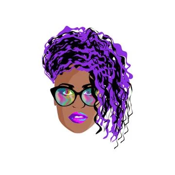 Stylish fashionable woman Stock Illustration