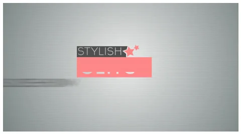 Stylish Glitch Slideshow Stock After Effects