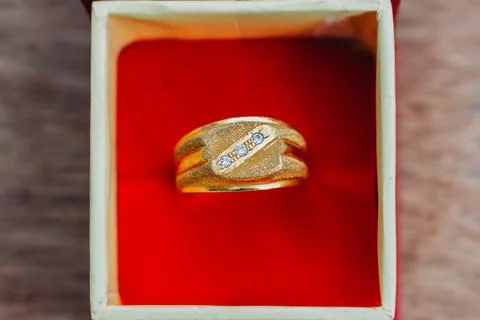 Stylish Gold Ring Stock Photos