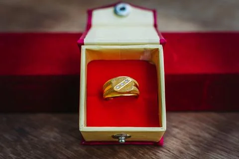 Stylish Gold Ring Stock Photos