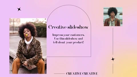 Stylish Gradient Slideshow for After Effects Stock After Effects