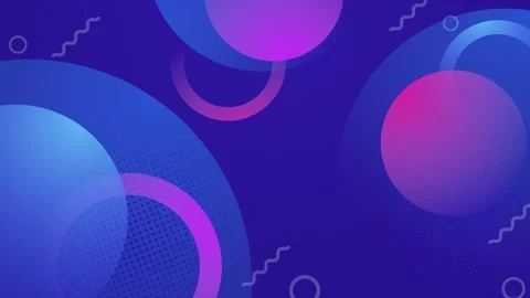 Stylish gradient tones in vibrant geometric patterns with modern elements on Stock Footage 293660945