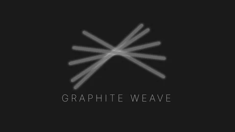 Stylish Graphite Wave Typography on Solid Black Background Stock Footage 337655886