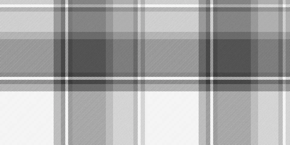 Stylish grayscale plaid pattern.  Perfect for textile designs, website backgr Illustrazione stock
