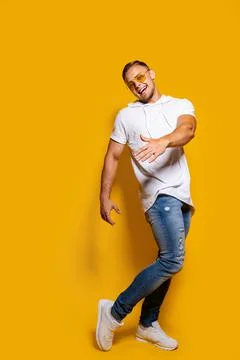 Stylish guy pointing at camera Stock Photos