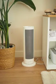 Stylish heating solution blends comfort with modern design 库存照片