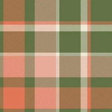 This stylish herringbone plaid pattern features a warm, earthy color palette  Stock Illustration
