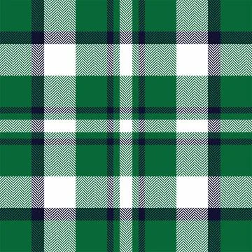 Stylish herringbone plaid pattern in green, white, and navy.  Perfect for tex Stock Illustration