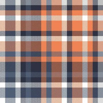 Stylish herringbone plaid pattern in warm autumnal colors.  Perfect for tex.. Illustrazione stock