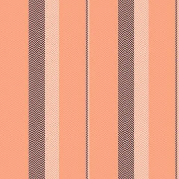 A stylish herringbone seamless pattern featuring vertical stripes in coral an Stock Illustration