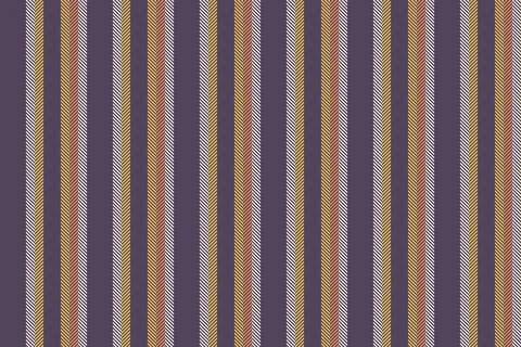 Stylish herringbone stripes pattern in muted yellow, orange, and white on a d Stockillustratie