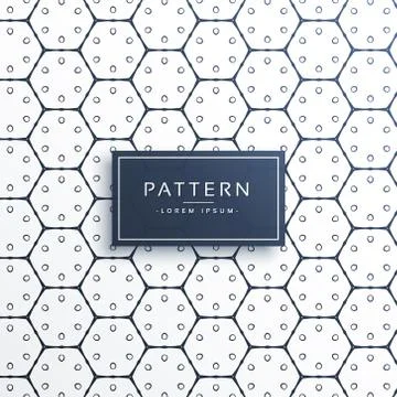 Stylish hexagonal shape line pattern background 스톡 일러스트