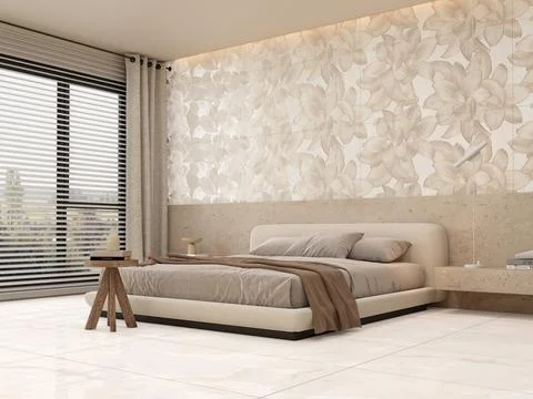 Stylish Home Decor Interior with Modern Furniture and Elegant Design Stock Illustration