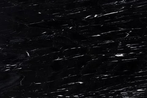 Stylish Imperial Black marble, texture in strict dark color. Stock Photos
