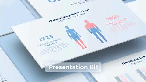 Stylish Infographics After Effects stock