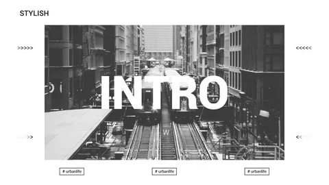 Stylish Intro Stock After Effects