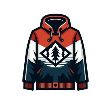 Stylish Jacket Vector Stock Illustration