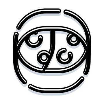 Stylish kdc monogram initial logo design template Stock Illustration