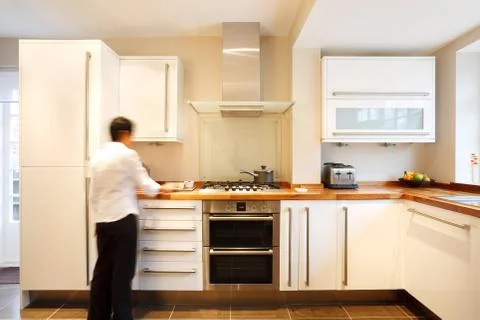 Stylish kitchen Stock Photos