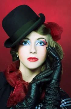 Stylish lady. Stock Photos