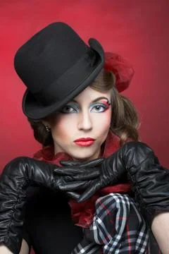 Stylish lady. Stock Photos