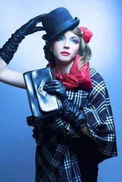 Stylish lady. Stock Photos