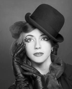 Stylish lady. Stock Photos