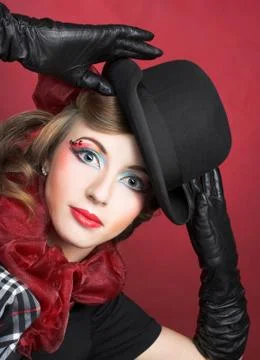 Stylish lady. Stock Photos