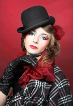 Stylish lady. Foto stock