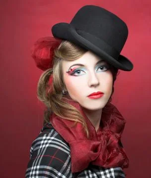 Stylish lady. Stock Photos
