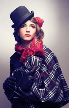 Stylish lady. Stock Photos