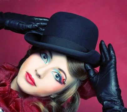 Stylish lady. Stock Photos