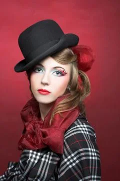Stylish lady. Stock Photos