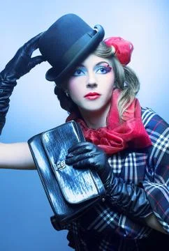 Stylish lady. Stock Photos