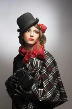 Stylish lady. Stock Photos