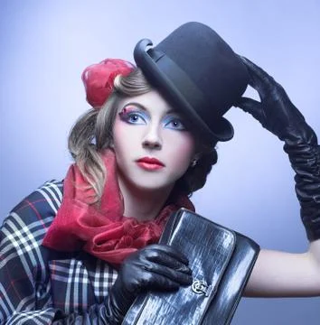 Stylish lady. Stock Photos