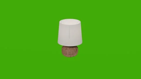 A stylish lamp rotates on a green screen Stock Footage 279077978