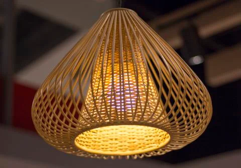 Stylish lamps on the ceiling 写真素材