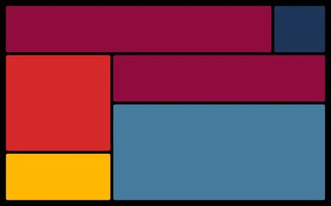 Stylish layout grid template collection perfect for marketing and business .. Stock Illustration