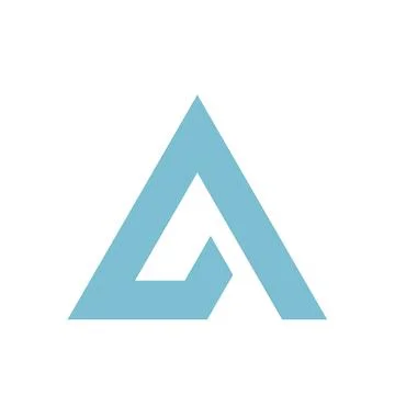 Stylish Letter A Initial Logo Template Stock Illustration