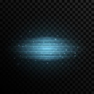 Stylish light effect on a transparent background. Modern laser effect with fl Иллюстрация